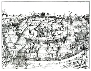 Camp militaire médiéval, d